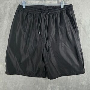 BoohooMAN Athletic Shorts‎ Drawstring Casual Activewear Black XL